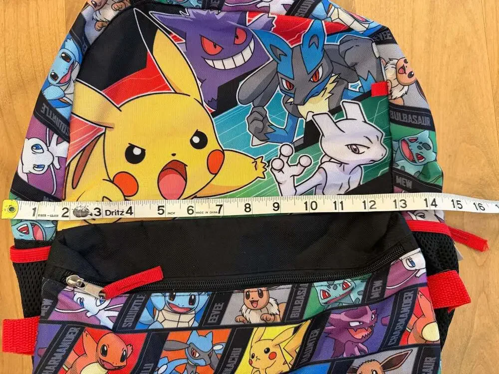 Bioworld Pokemon Character All-Over Print Kids 16-Inch Backpack